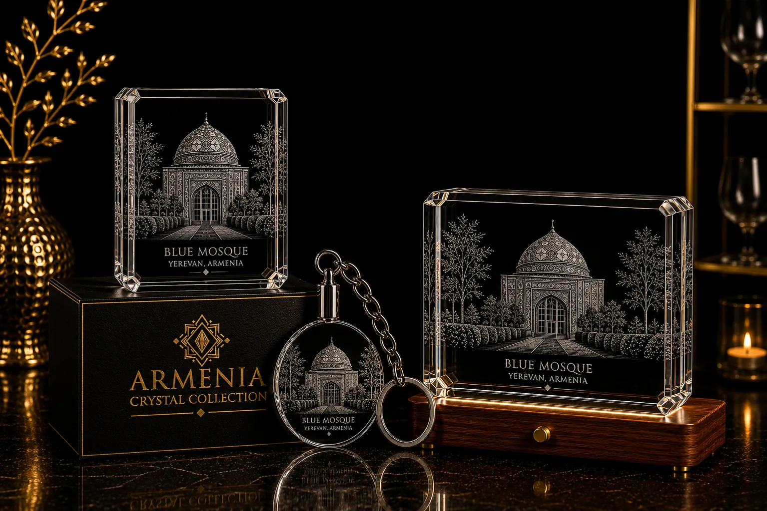 Blue Mosque Armenia Crystal Collection product showcase