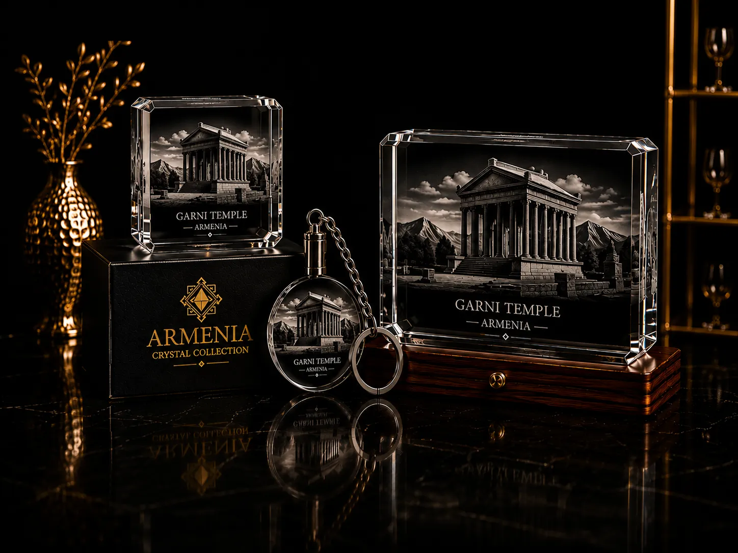 Garni Temple Armenia Crystal Collection product showcase