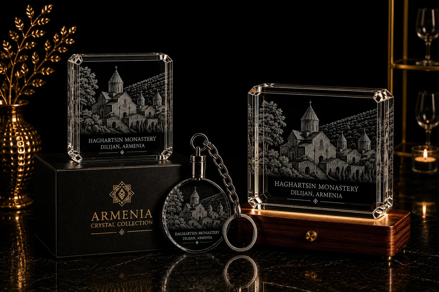 Haghartsin Armenia Crystal Collection mockup