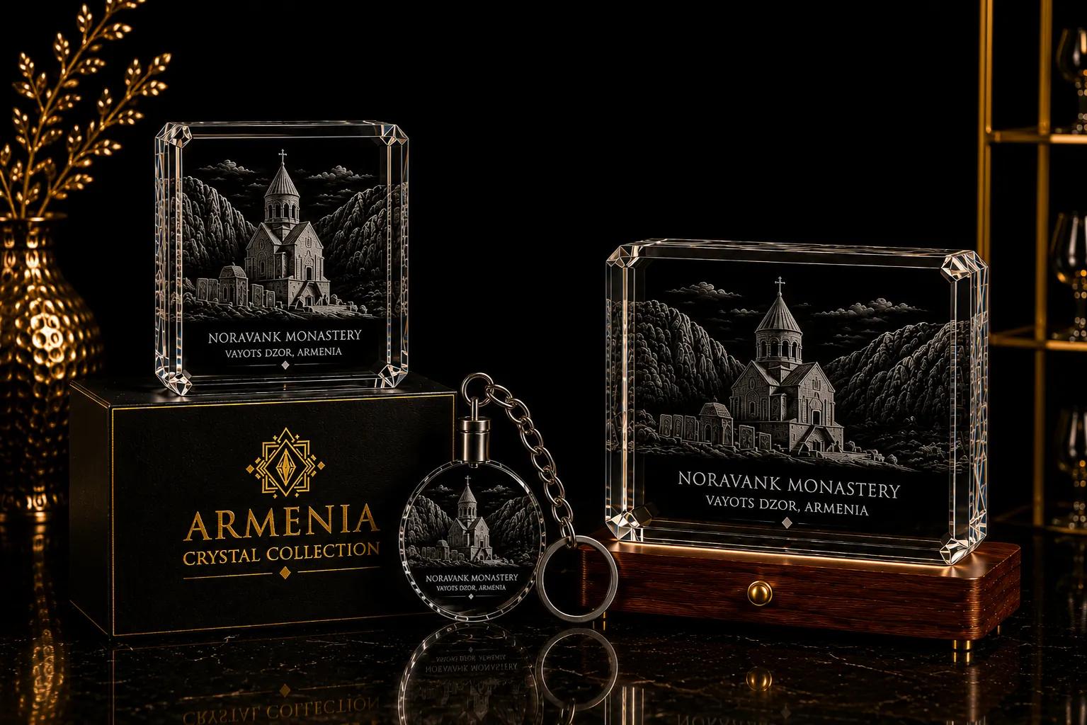 Noravank Armenia Crystal Collection product showcase