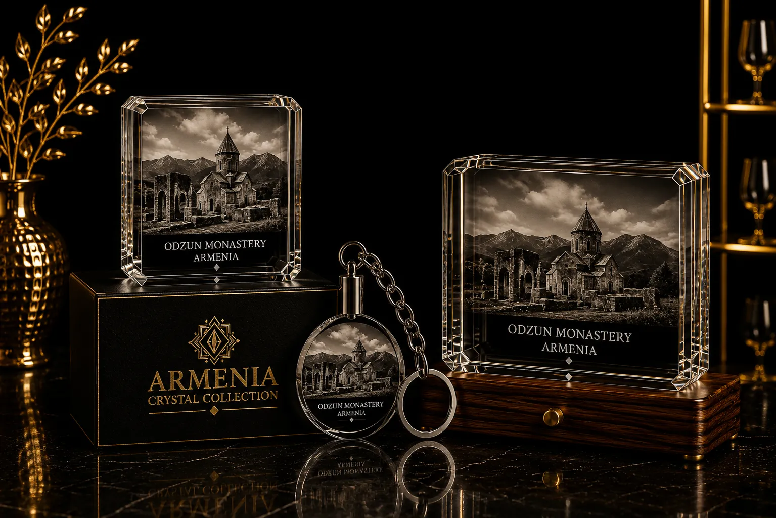 Odzun Basilica Armenia Crystal Collection product showcase