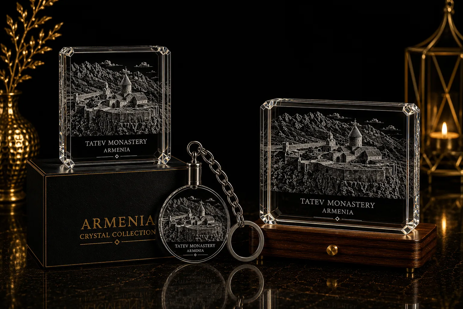 Tatev Monastery Armenia Crystal Collection product showcase