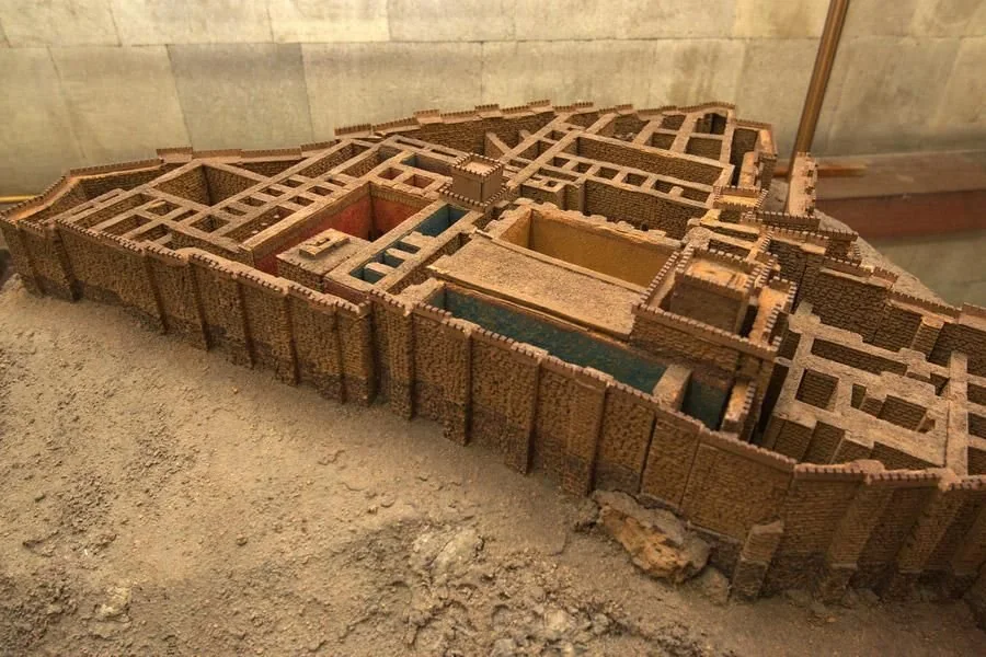 Model showing the layout of Erebuni Fortress
