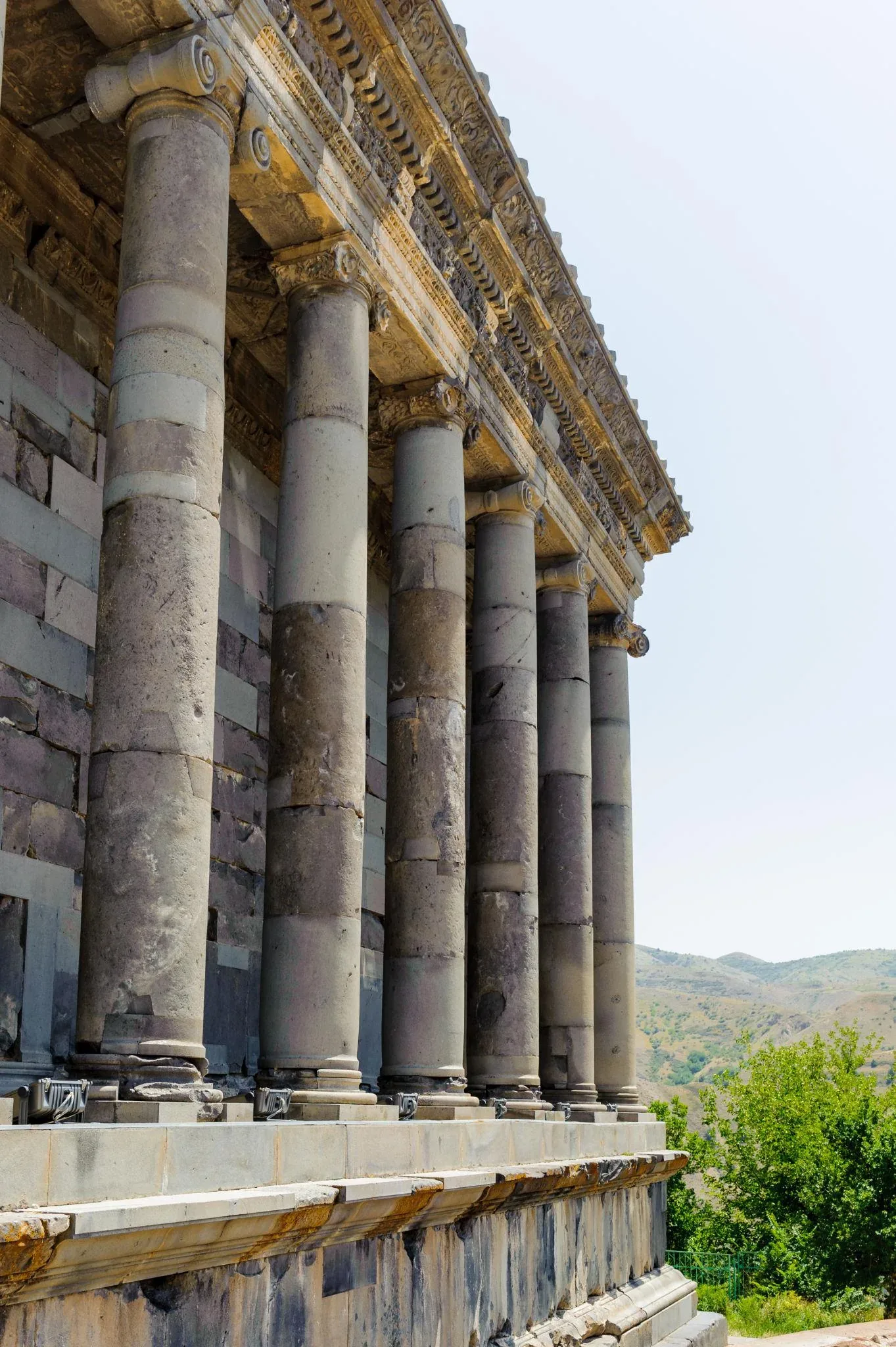 Garni Temple classical colonnade