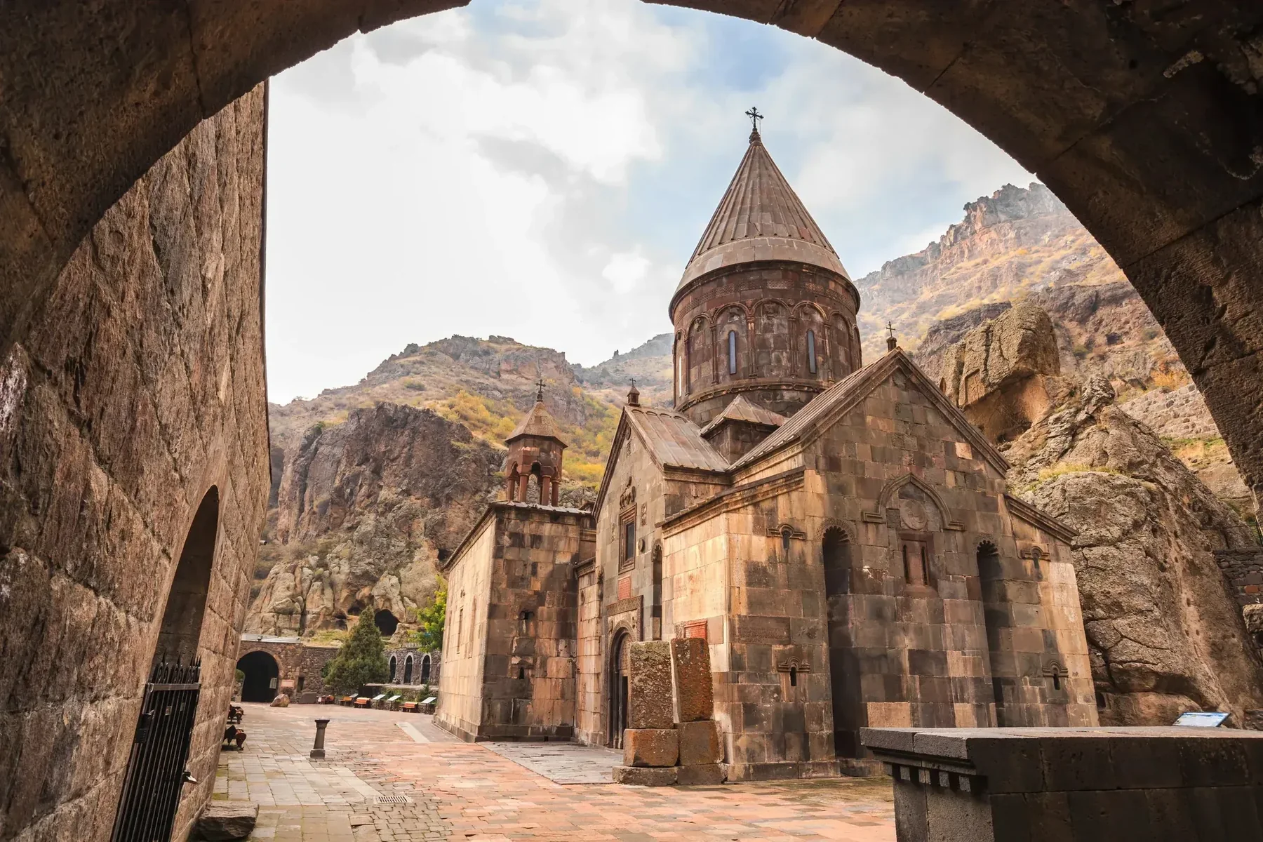 Geghard Monastery rock-cut architecture