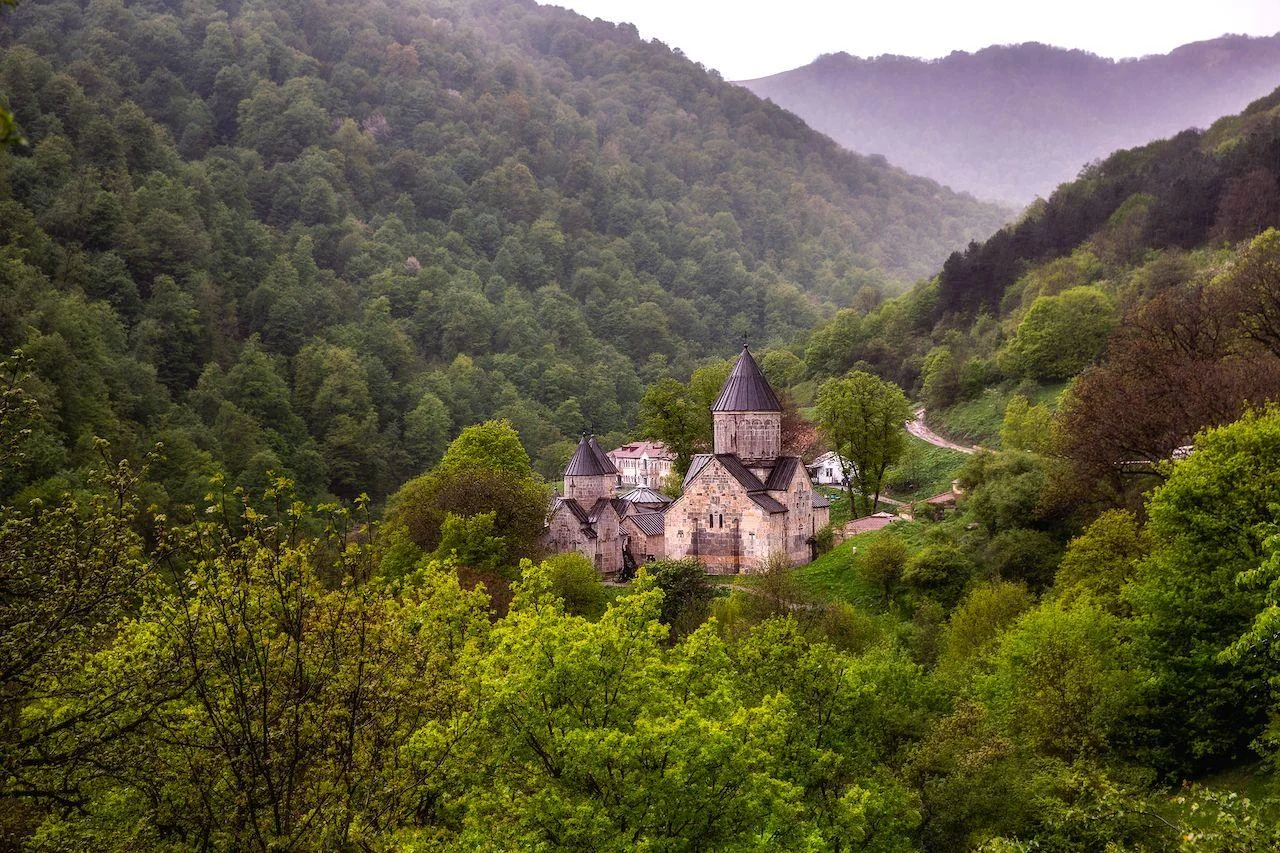 Haghartsin Monastery landscape