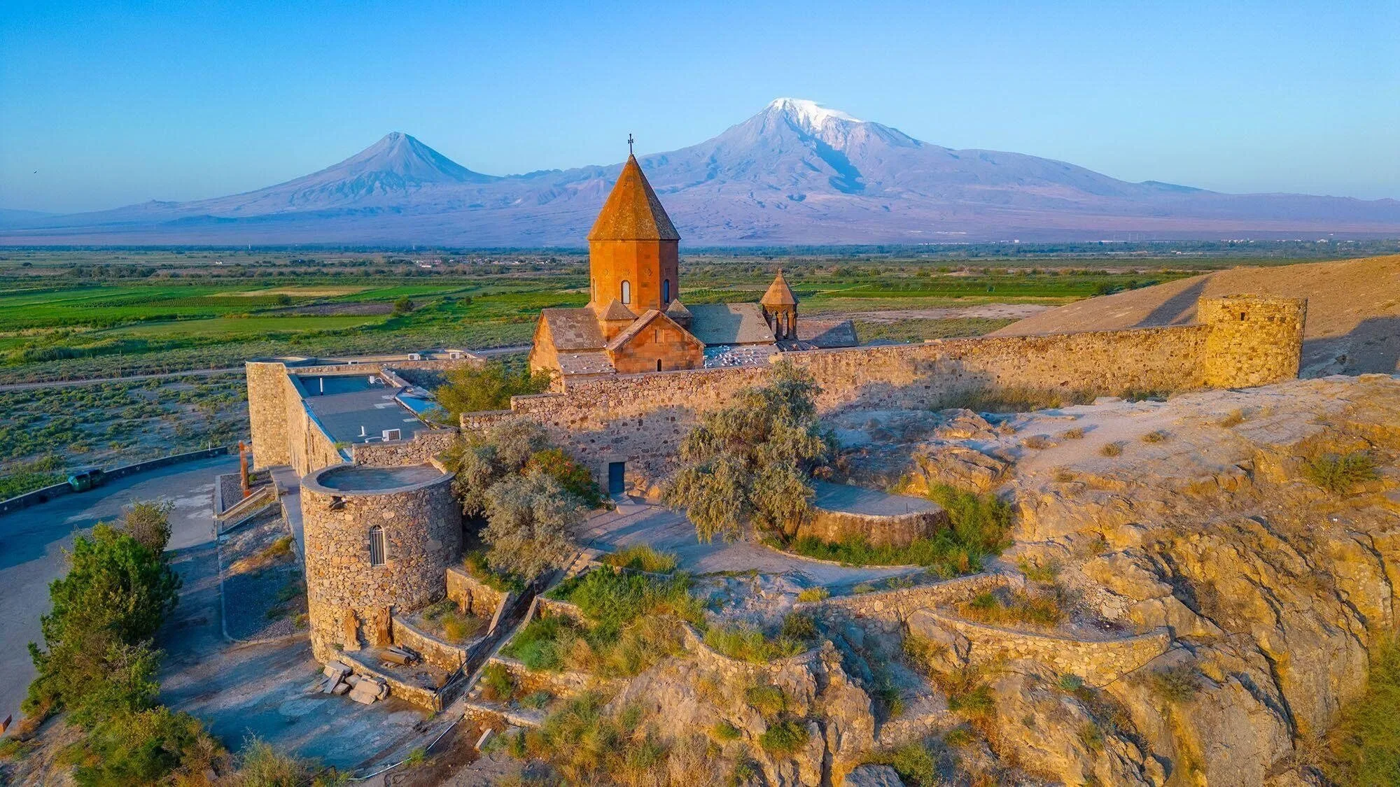 Khor Virap Monastery landscape