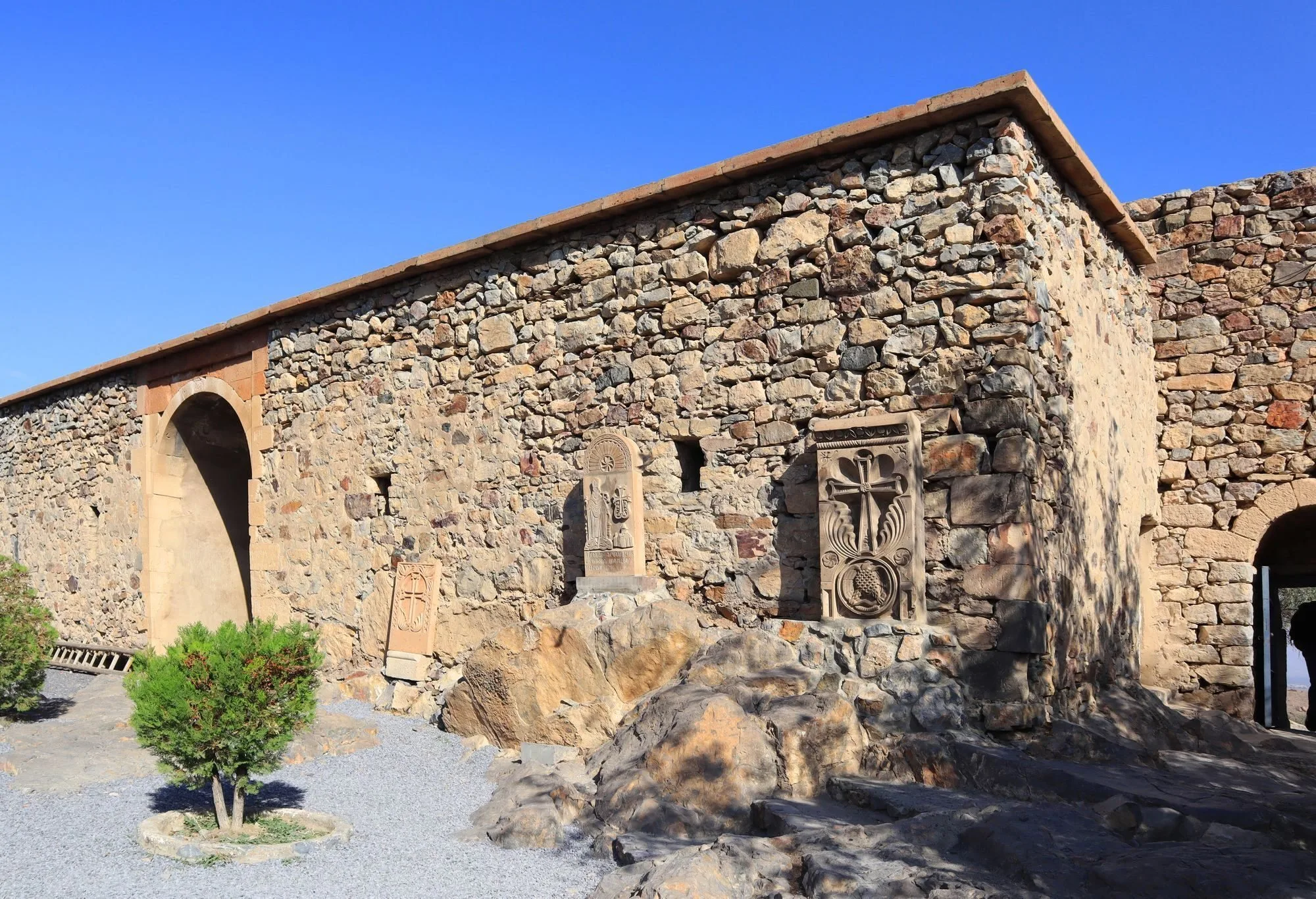 Khor Virap Monastery interior decoration and sacred art