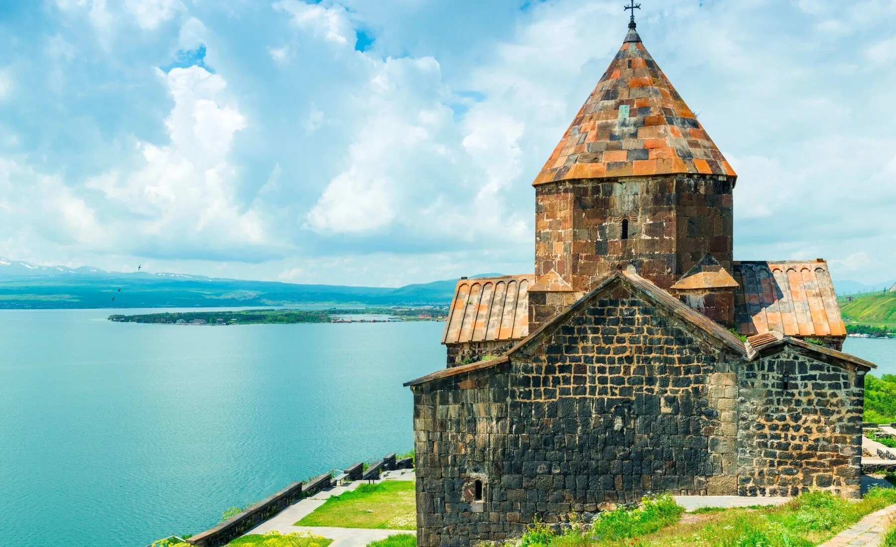 Sevanavank Monastery landscape
