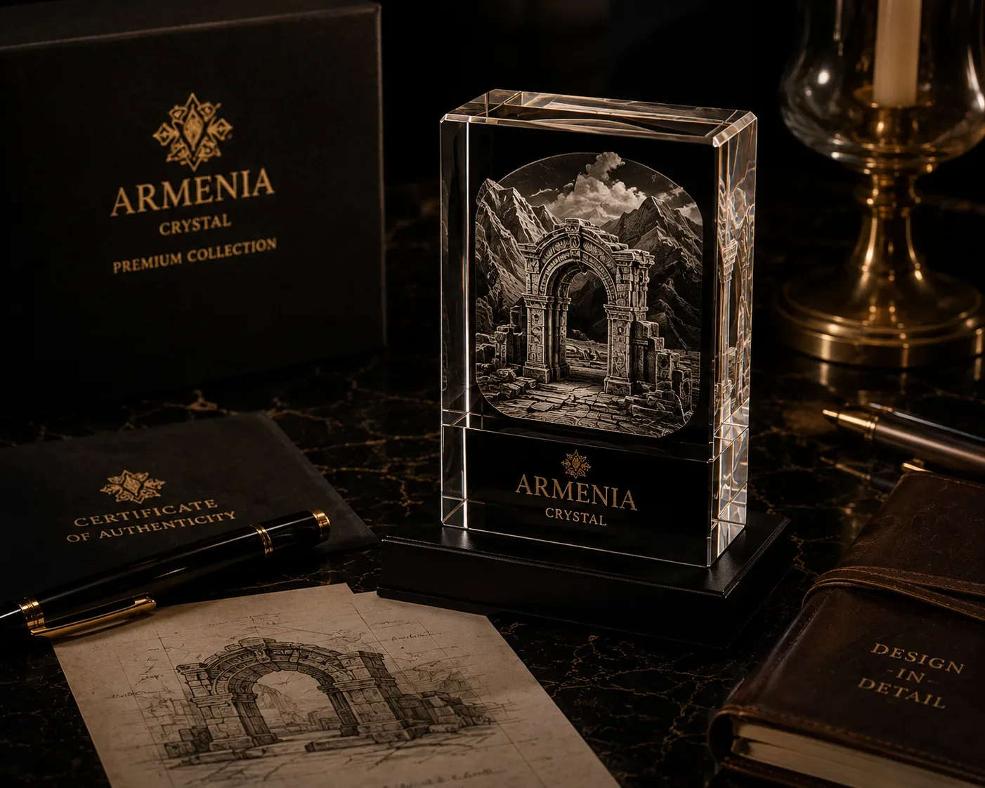 Armenia Crystal presentation box